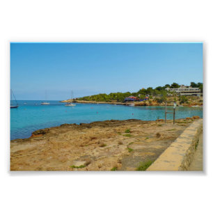 Portinatx Ibiza Scenic Bay - Sailing Boats Photo Print