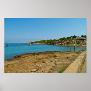 Portinatx Ibiza Scenic Bay - Sailing Boats Poster