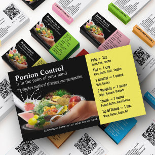 Portion Control Business Cards