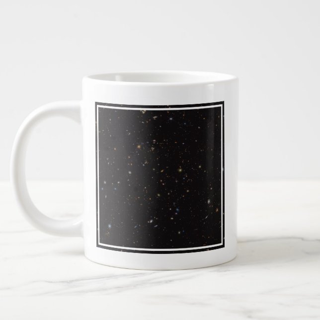 Portion Of Sky With Over 45,000 Galaxies Visible. Large Coffee Mug (Left)