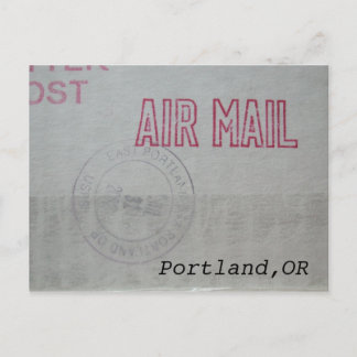 Portland Air Mail Postcard