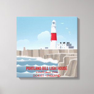 Portland Bill Lighthouse Canvas Print