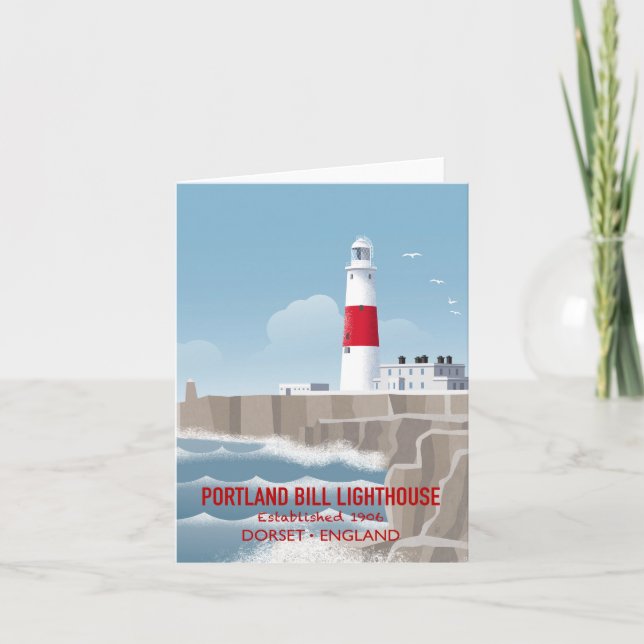 Portland Bill Lighthouse Card (Front)