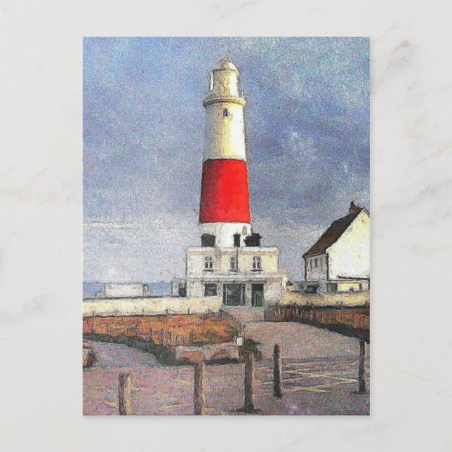 Portland Bill Lighthouse Postcard (Front)