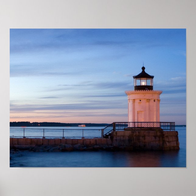 Portland Breakwater Light (Bug Light) 11x14 Print (Front)