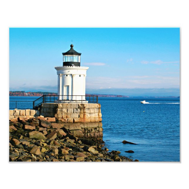 Portland Breakwater Lighthouse, Maine Photo Print (Front)