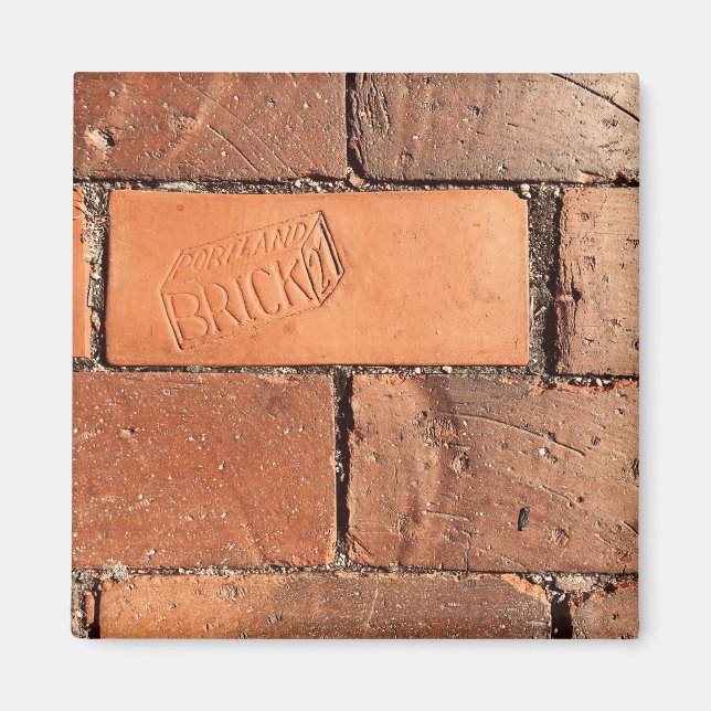 portland brick sidewalk magnet (Front)