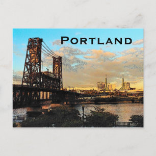 Portland Bridge Postcard