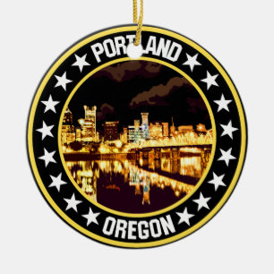 Portland ceramic tree decoration