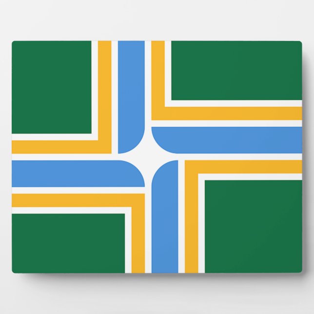 Portland City Flag Plaque (Front)