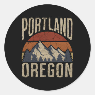 Portland Classic Round Sticker
