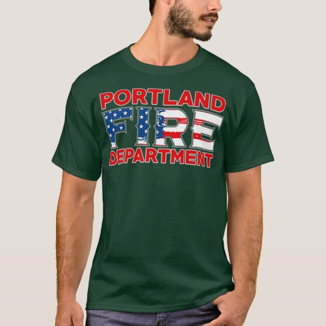 Portland Fire Rescue Department Oregon Duty T-Shirt (Front)