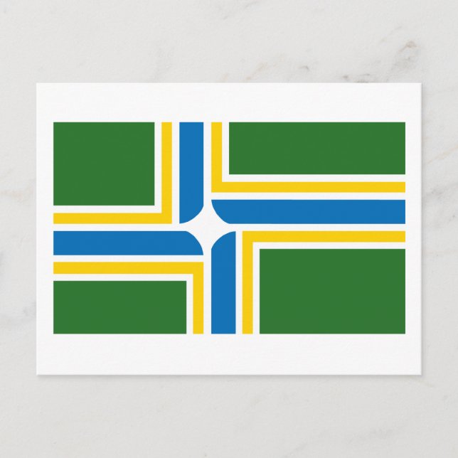 Portland Flag Postcard (Front)