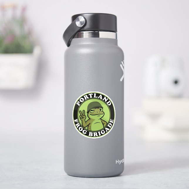 Portland Frog Brigade Sticker (HydroFlask)