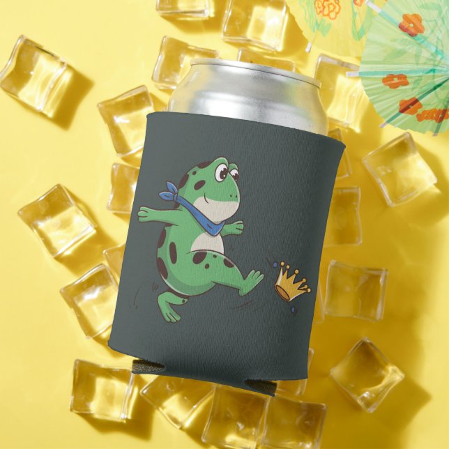 Portland Frog Protest Anti ICE  Can Cooler (In Situ Summer)