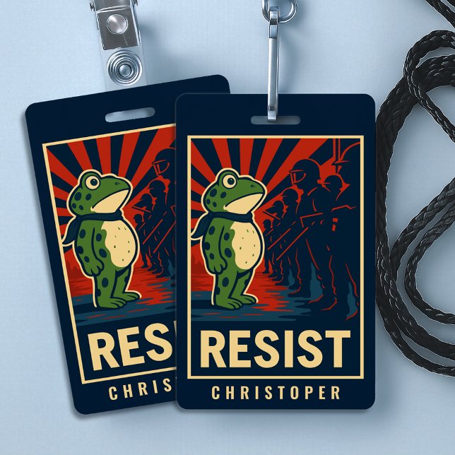 Portland Frog Protest ID Badge (Creator Uploaded)
