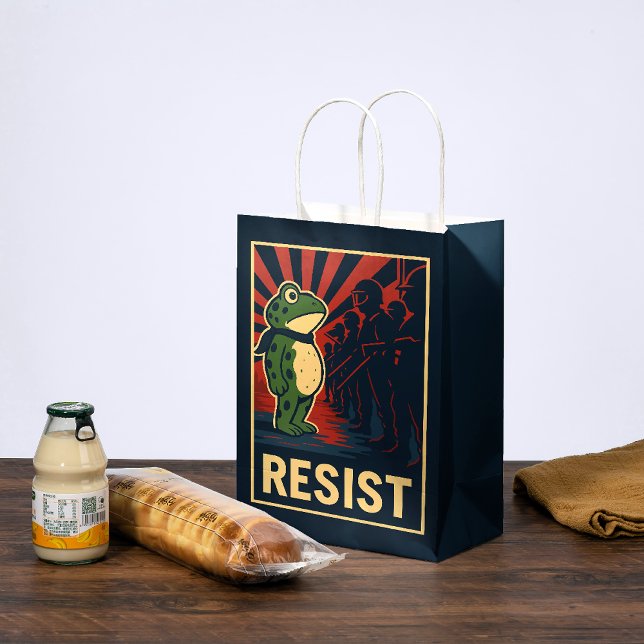 Portland Frog Protest Medium Gift Bag (Creator Uploaded)