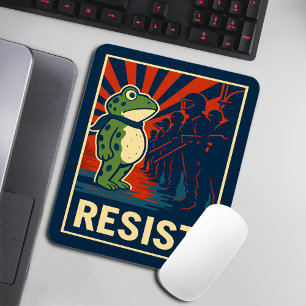 Portland Frog Protest Mouse Pad