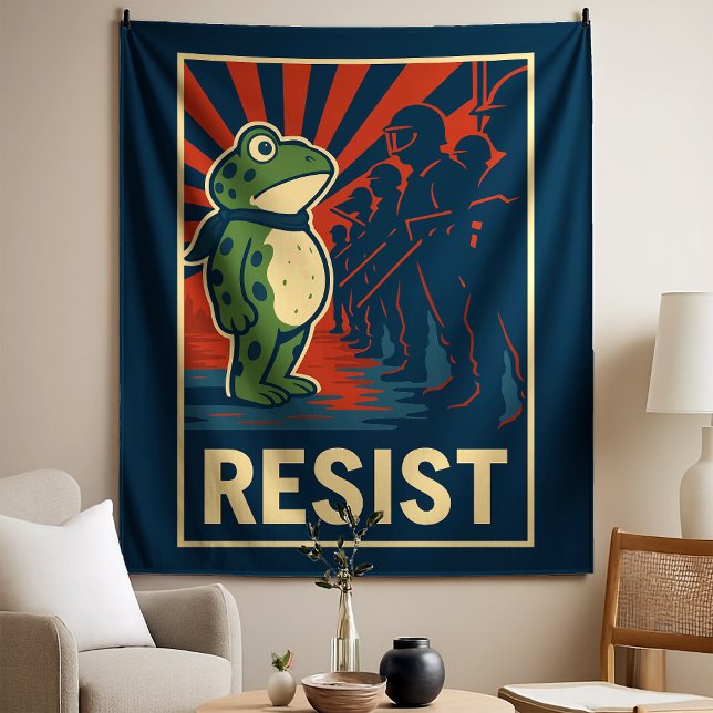 Portland Frog Protest Tapestry (Creator Uploaded)