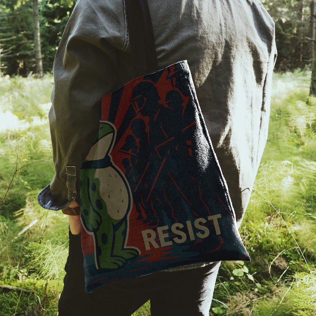 Portland Frog Protest Tote Bag (Creator Uploaded)