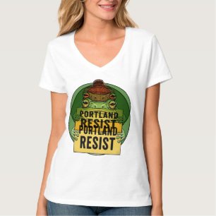 Portland Frog Resist Activist T-Shirt