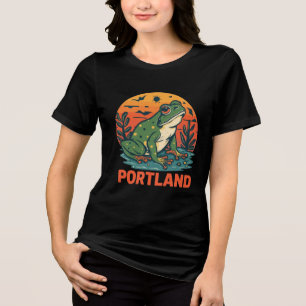 Portland Frog Tri-Blend Shirt
