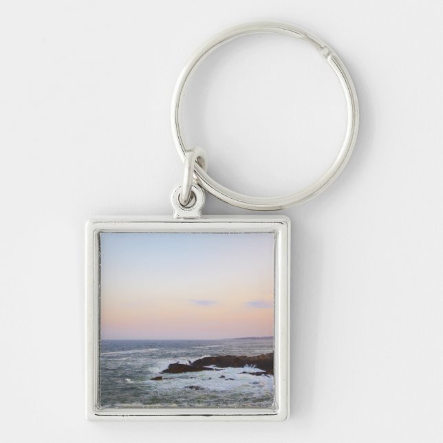 Portland Head and view to Atlantic Ocean Key Ring (Front)