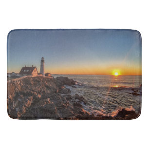 Portland Head Light at Dawn Bath Mat