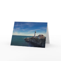 Portland Head Light Blank Greeting Card