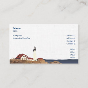 Portland Head Light Business Cards