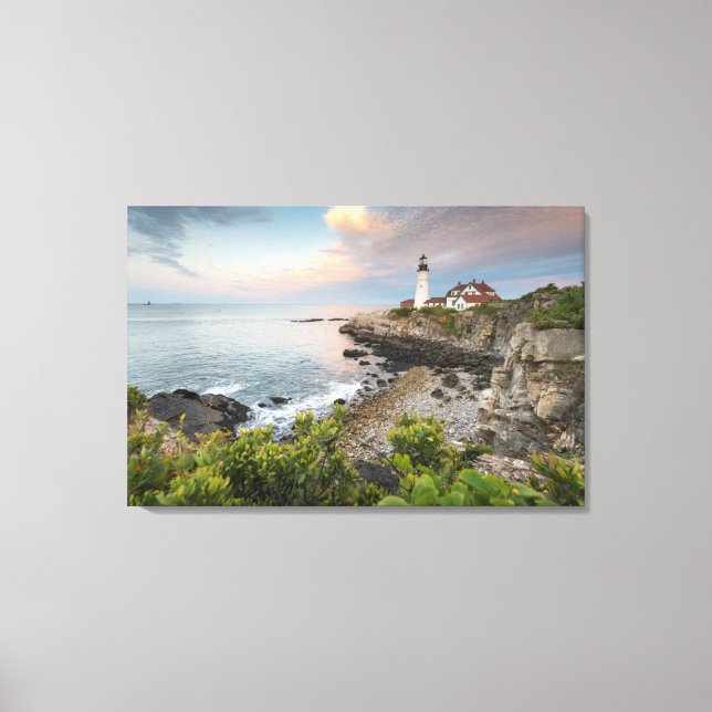 Portland Head Light | Cape Elizabeth, ME 2 Canvas Print (Front)
