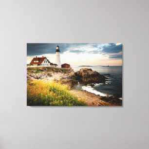 Portland Head Light   Cape Elizabeth ME Canvas Print