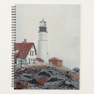 Portland Head Light in Fog Planner