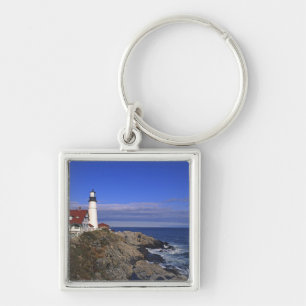 Portland Head Light Lighthouse Maine Key Ring