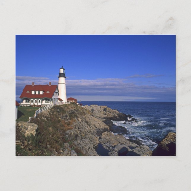 Portland Head Light Lighthouse Maine Postcard (Front)