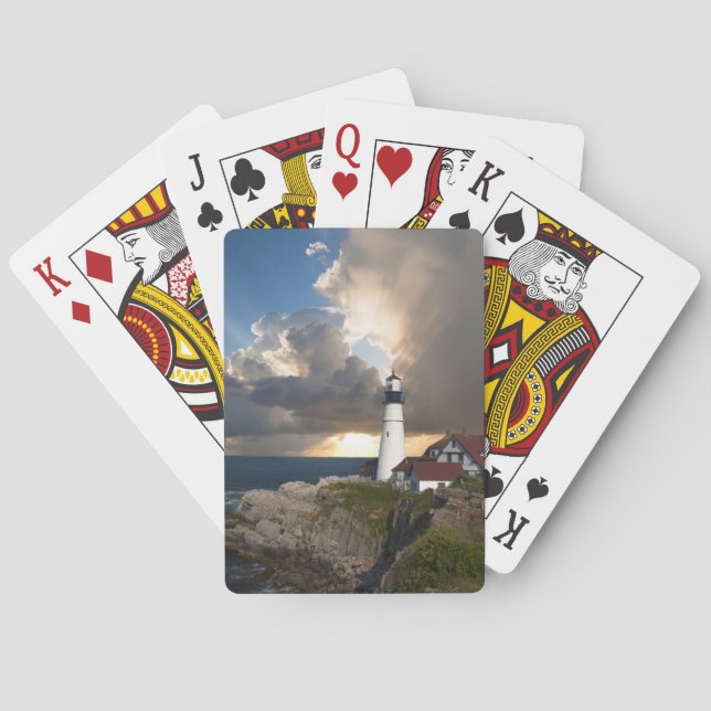 Portland Head Light, Maine Playing Cards (Back)
