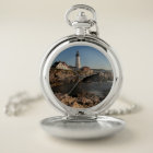 Portland Head Light Silver Plated Necklace Bangle