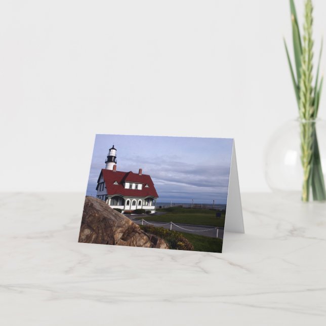 Portland Head Light  Thank You Card (Front)