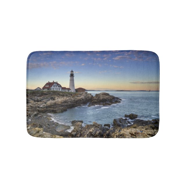 Portland Head Lighthouse Bath Mat (Front)