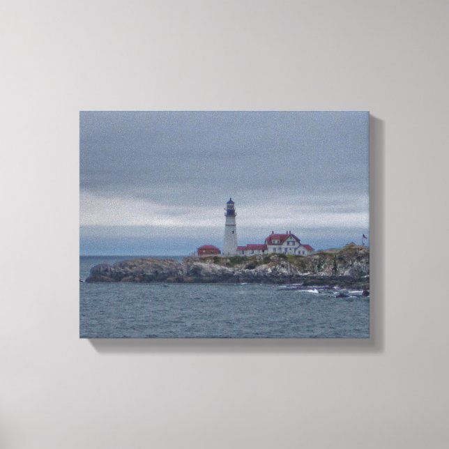 Portland Head Lighthouse Canvas Print (Front)