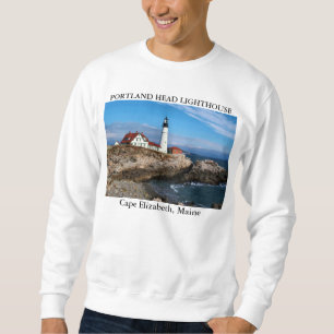 Portland Head Lighthouse, Cape Elizabeth Maine Sweatshirt