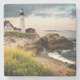Portland Head Lighthouse Cape Elizabeth, Me Stone Coaster