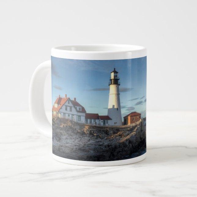 Portland Head Lighthouse Large Coffee Mug (Front Left)