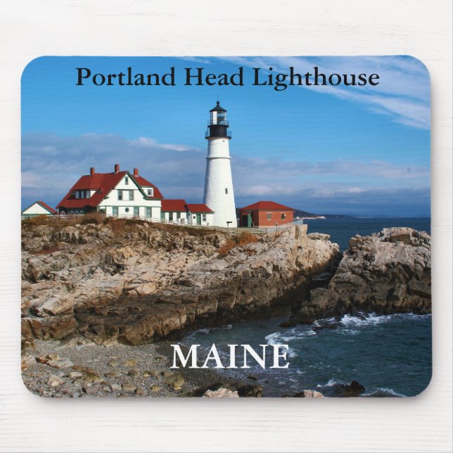 Portland Head Lighthouse, Maine Mousepad (Front)