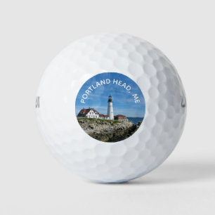Portland Head Lighthouse Maine Photo Golf Balls