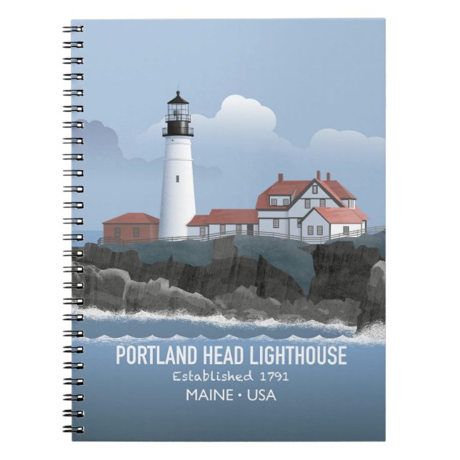 Portland Head Lighthouse Notebook (Front)