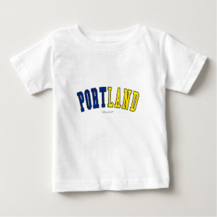 Portland in Oregon state flag colours Baby T-Shirt