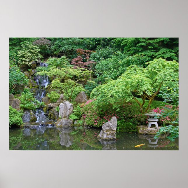Portland Japanese Garden Poster (Front)