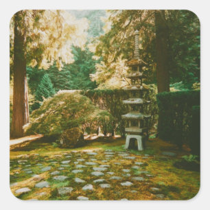 Portland Japanese Garden Square Sticker