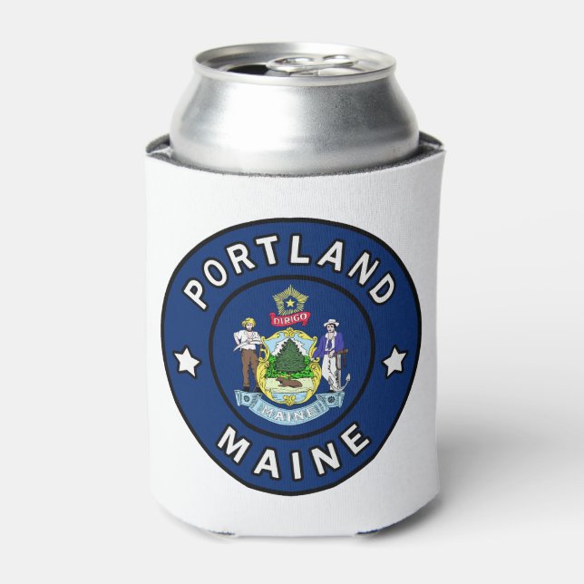 Portland Maine Can Cooler (Can Front)